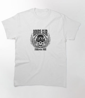 Bikergod Motorcycle Riders Club forever free T-shirt Design 2D Full Printed Sizes S - 5XL - NAHA441
