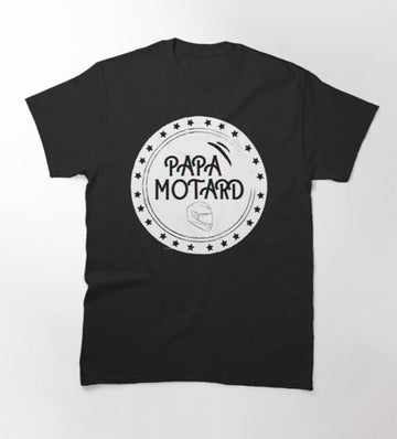 Bikergod Motorcycle Papa Motard T-shirt Design 2D Full Printed Sizes S - 5XL - NAUA262
