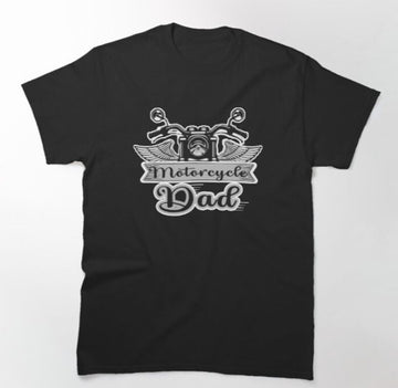 Bikergod Motorcycle Dad T-shirt Design 2D Full Printed Sizes S - 5XL - NATA517