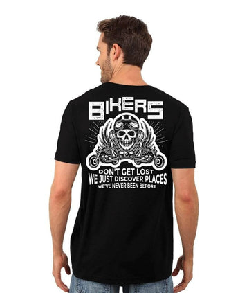 Bikergod Motorcycle Bikers Don't Get Lost T-shirt Design 2D Full Printed Sizes S - 5XL - NASA20