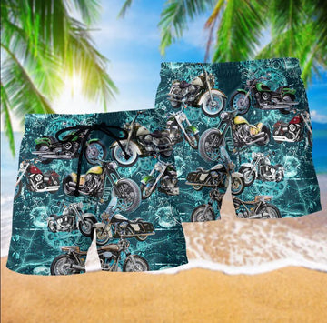 Bikergod Motorcycle Beach Shorts Sizes S - 5XL - NASA469