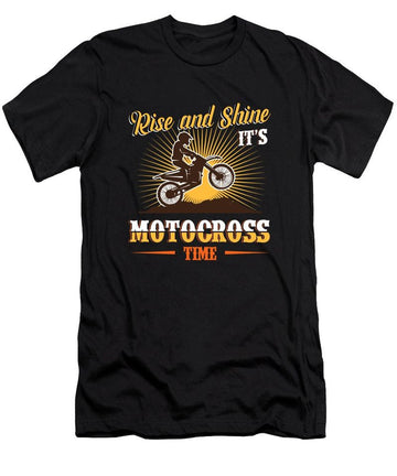Bikergod Motorcycle Rise And Shine Motocross T-shirt Design 2D Full Printed Sizes S - 5XL - NAXA134