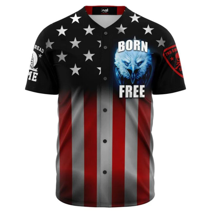 Bikergod Motorcycle Baseball Shirt Design 3D Full Printed High Quality - NMBS070