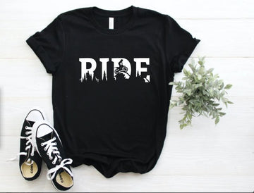 Bikergod Motorcycle Ride Dirt Bike T-shirt Design 2D Full Printed Sizes S - 5XL - NAVA365