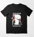 Bikergod Motorcycle Father and Son Best Buddies Forever T-shirt Design 2D Full Printed Sizes S - 5XL - NAZA245