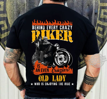 Bikergod Motorcycle I'm A Grumphy Old Biker T-shirt Design 2D Full Printed Sizes S - 5XL - NMA124