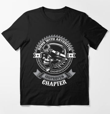 Bikergod Motorcycle Sons Of Arthritis Ibuprofen Chapter T-shirt Design 2D Full Printed Sizes S - 5XL - NAHA438