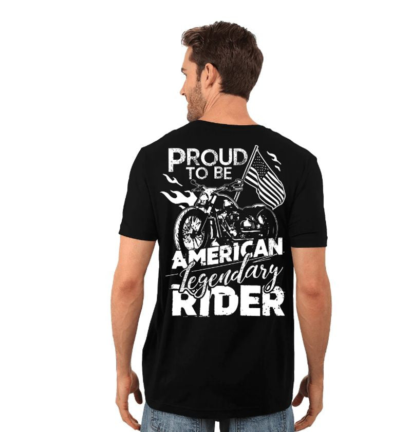 Bikergod Motorcycle Proud to be American Legendary Rider T-shirt Design 2D Full Printed Sizes S - 5XL - NASA03