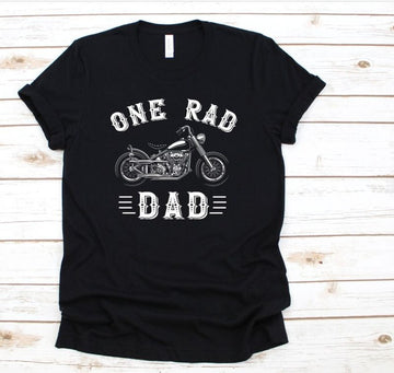 Bikergod Motorcycle One Rad Dad T-shirt Design 2D Full Printed Sizes S - 5XL - NAVA380