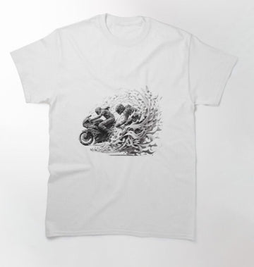 Bikergod Motorcycles Biker T-shirt Design 2D Full Printed Sizes S - 5XL - NAGA421