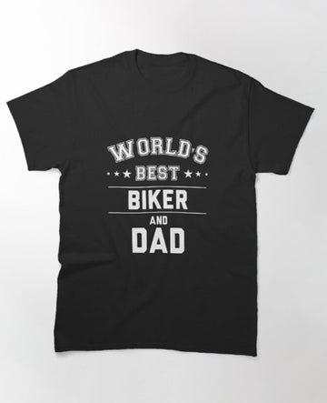 Bikergod Motorcycle Worlds Best Biker And Dad T-shirt Design 2D Full Printed Sizes S - 5XL - NAUA283