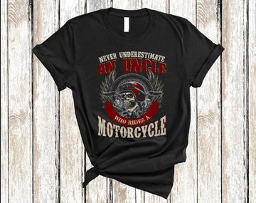 Bikergod Motorcycle Never Underestimate An Uncle Motorcycle T-shirt Design 2D Full Printed Sizes S - 5XL - NARA527