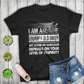 Bikergod Motorcycle I Am A Grumpy Old Biker T-shirt Design 2D Full Printed Sizes S - 5XL - NAIA48