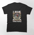 Bikergod Motorcycle Skull Biker I Ride T-shirt Design 2D Full Printed Sizes S - 5XL - NAKA308