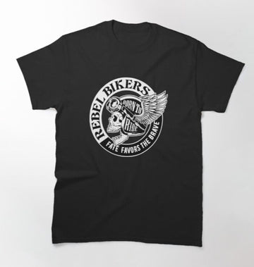 Bikergod Motorcycle REBEL BIKERS T-shirt Design 2D Full Printed Sizes S - 5XL - NAHA433
