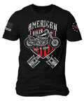 Bikergod Motorcycle American Biker Live to Ride T-shirt Design 2D Full Printed Sizes S - 5XL - NAVA341