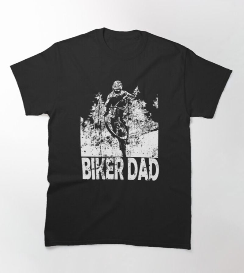 Bikergod Motorcycle Biker Dad T-shirt Design 2D Full Printed Sizes S - 5XL - NATA505