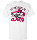 Bikergod Motorcycle Biker Chick T-shirt Design 2D Full Printed Sizes S - 5XL - NMA103
