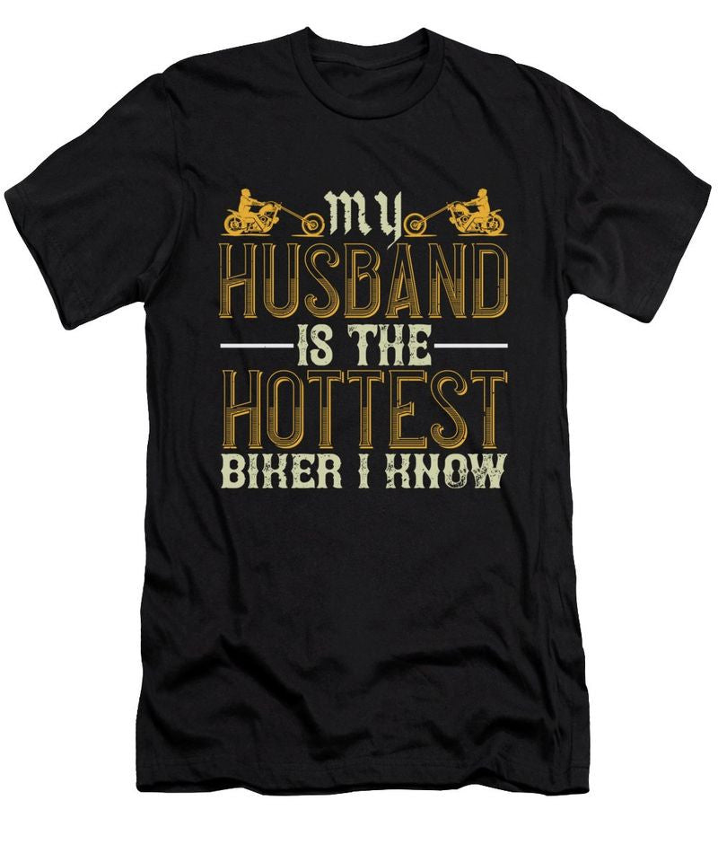 Bikergod Motorcycle My husband is the hottest biker I know T-shirt Design 2D Full Printed Sizes S - 5XL - TLUA23B