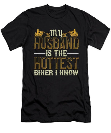 Bikergod Motorcycle My husband is the hottest biker I know T-shirt Design 2D Full Printed Sizes S - 5XL - TLUA23B