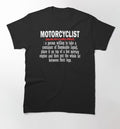 Bikergod Motorcycles Motorcyclist DefinitionT-shirt Design 2D Full Printed Sizes S - 5XL - NAGA555