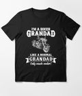Bikergod Motorcycle I'm A Biker Grandad T-shirt Design 2D Full Printed Sizes S - 5XL - NAPA630