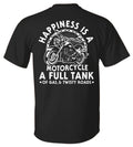 Bikergod Motorcycle Happiness Is A Motorcycle T-shirt Design 2D Full Printed Sizes S - 5XL - NMA131