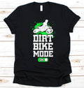 Bikergod Motorcycles Dirt Bike Mode On T-shirt Design 2D Full Printed Sizes S - 5XL - NAEA245