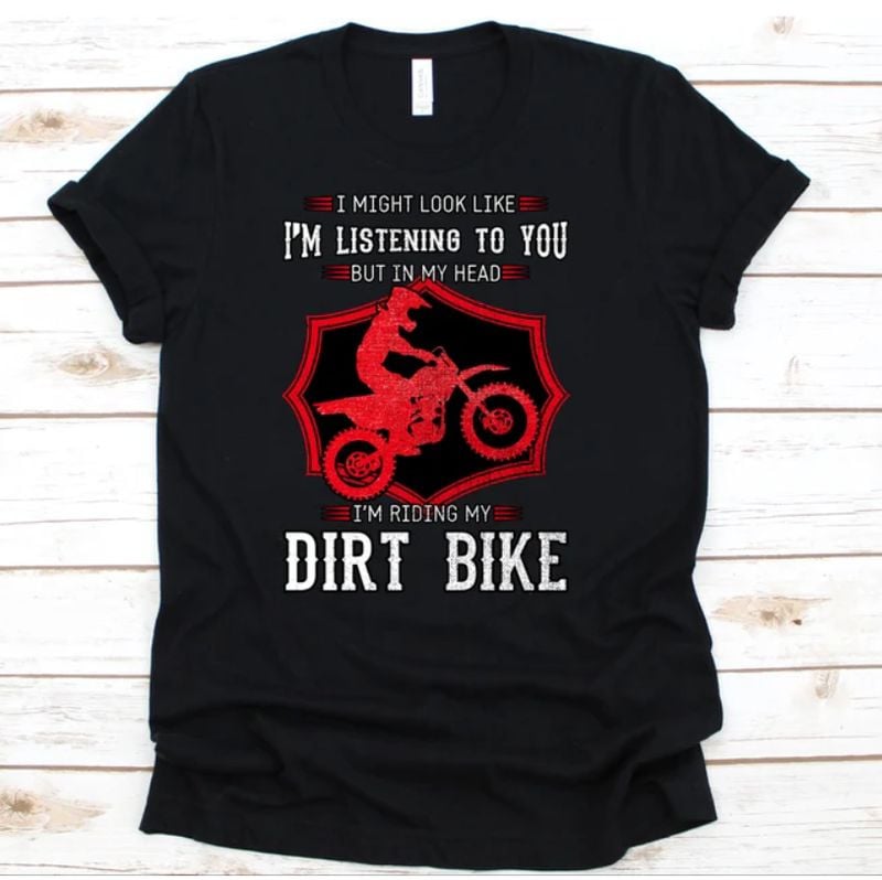 Bikergod Motorcycles I'm Listening To You T-shirt Design 2D Full Printed Sizes S - 5XL - NAEA236