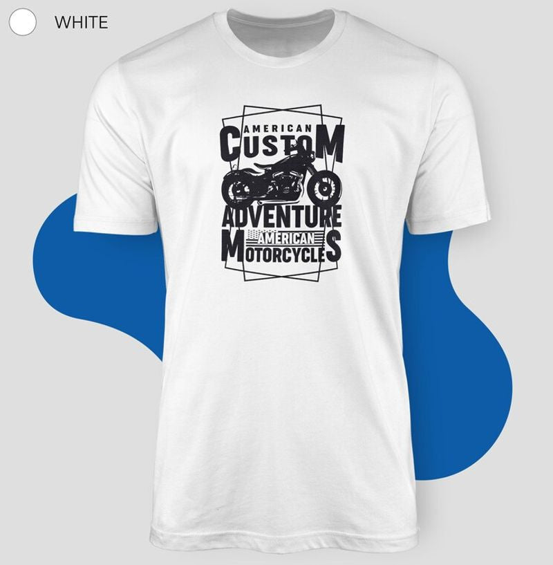 Bikergod Motorcycles American Motorcycle T-shirt Design 2D Full Printed Sizes S - 5XL - NAEA227