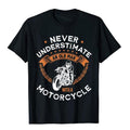 Bikergod Motorcycles Never Underestimate An Old Man With A Motorcycle T-shirt Design 2D Full Printed Sizes S - 5XL - NADA218