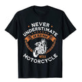 Bikergod Motorcycles Never Underestimate An Old Man With A Motorcycle T-shirt Design 2D Full Printed Sizes S - 5XL - NADA218