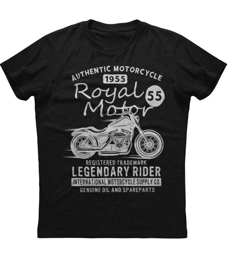 Bikergod Motorcycles Royal Motor T-shirt Design 2D Full Printed Sizes S - 5XL - NADA200