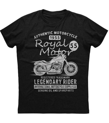Bikergod Motorcycles Royal Motor T-shirt Design 2D Full Printed Sizes S - 5XL - NADA200