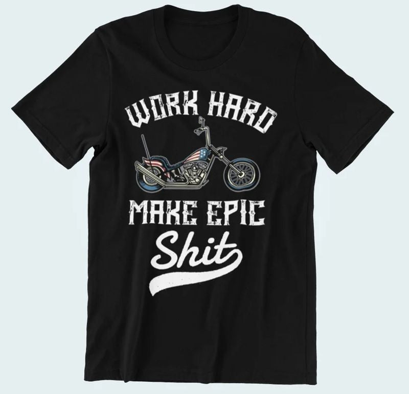 Bikergod Motorcycles Classic Bike T-shirt Design 2D Full Printed Sizes S - 5XL - NACA58