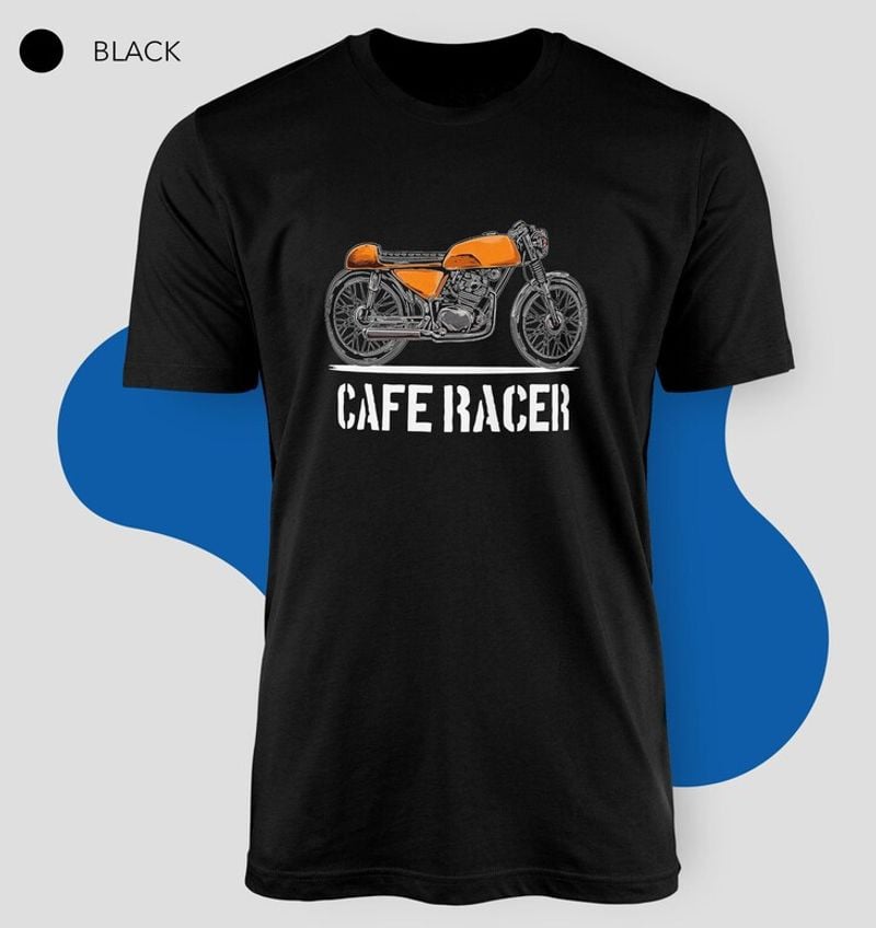 Bikergod Motorcycles Cafe Racer T-shirt Design 2D Full Printed Sizes S - 5XL - NAEA224