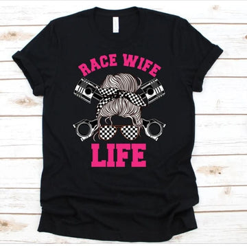 Bikergod Motorcycles Race Wife Life T-shirt Design 2D Full Printed Sizes S - 5XL - NAEA234