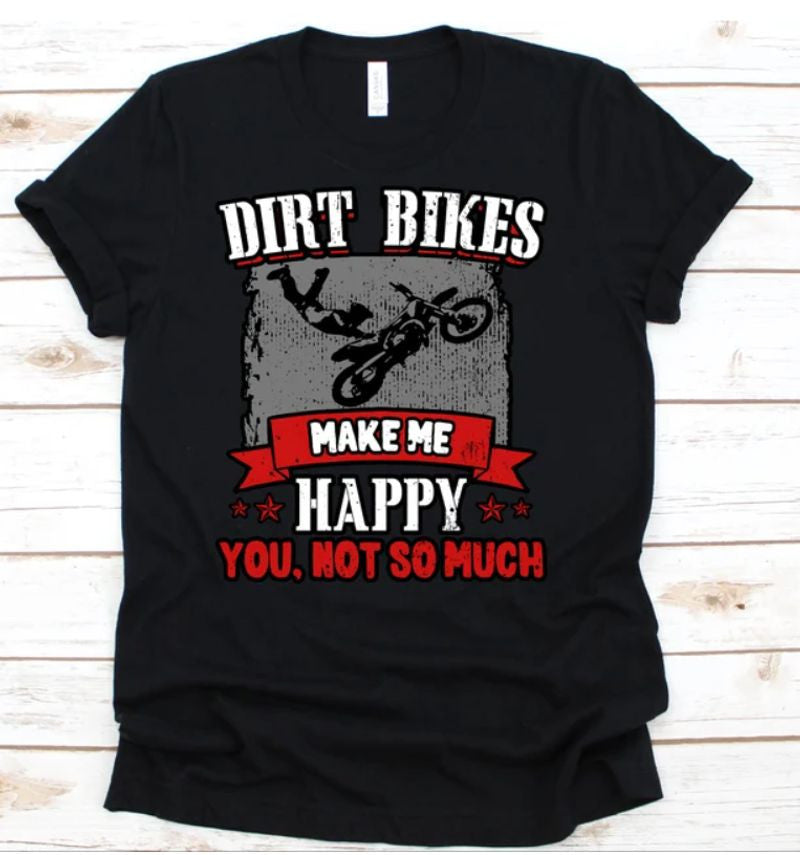 Bikergod Motorcycles Dirt Bike T-shirt Design 2D Full Printed Sizes S - 5XL - NAEA258