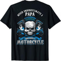 Bikergod Motorcycles Papa Biker Who Rides A Motorcycle T-shirt Back Design 2D Full Printed Sizes S - 5XL - NADA176