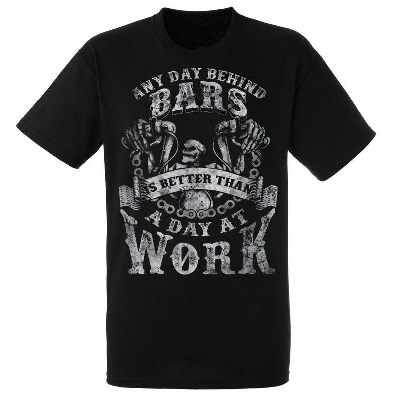 Bikergod Motorcycles Biker Skull T-shirt Design 2D Full Printed Sizes S - 5XL - NADA205