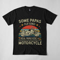Bikergod Motorcycles Real Papas Ride A Motorcycle T-shirt Design 2D Full Printed Sizes S - 5XL - NADA211