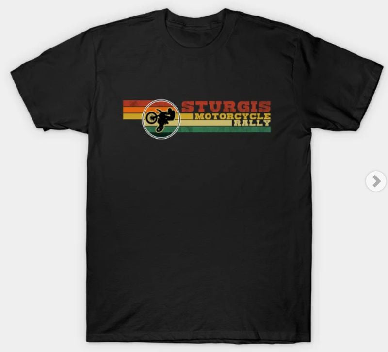 Bikergod Motorcycles Strugis Motorcycle Rally T-shirt Design 2D Full Printed Sizes S - 5XL - NABA213