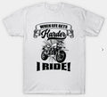 Bikergod Motorcycles When Life Gets Harder I Ride T-shirt Design 2D Full Printed Sizes S - 5XL - NABA206