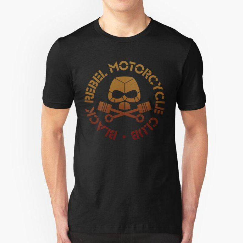 Bikergod Motorcycles Black Rebel Motorcycle Club T-shirt Design 2D Full Printed Sizes S - 5XL - NADA201