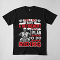 Bikergod Motorcycles Retirement Plan T-shirt Design 2D Full Printed Sizes S - 5XL - NADA212