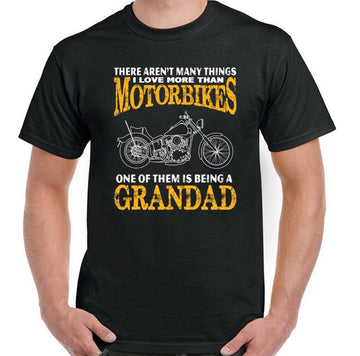 Bikergod Motorcycles Biker Being A Grandad T-shirt Design 2D Full Printed Sizes S - 5XL - NADA240
