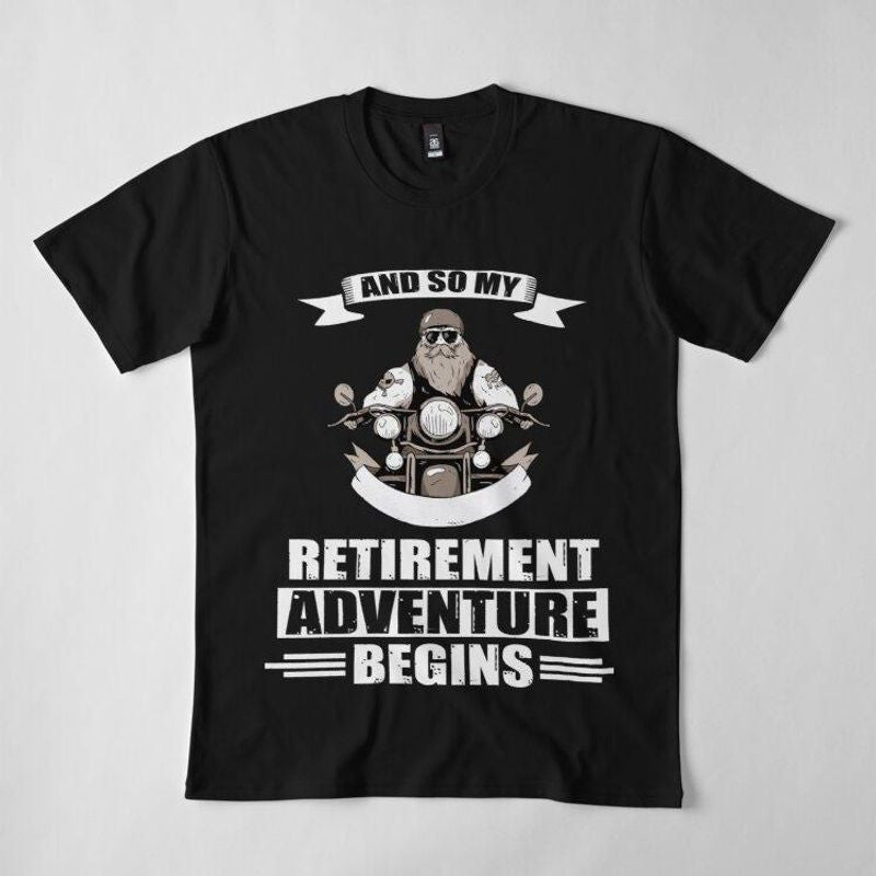 Bikergod Motorcycles Retired Biker T-shirt Design 2D Full Printed Sizes S - 5XL - NADA215