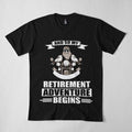 Bikergod Motorcycles Retired Biker T-shirt Design 2D Full Printed Sizes S - 5XL - NADA215