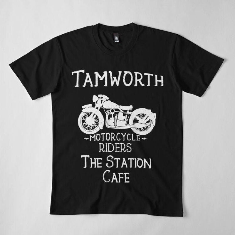 Bikergod Motorcycles Tamworth Station Cafe T-shirt Design 2D Full Printed Sizes S - 5XL - NADA189