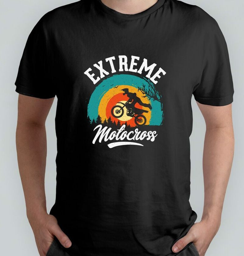 Bikergod Motorcycles Extreme Motorcross T-shirt Design 2D Full Printed Sizes S - 5XL - NACA63